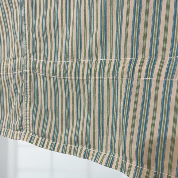 Johnny Was Striped Adjustable Drawstring Balloon Skirt Size 14 | Cotton Blend - Picture 11 of 16